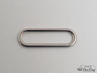 Ovalring, silber, 40 mm 