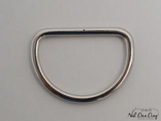 D-Ring, silber, 30 mm 