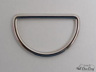D-Ring, silber, 40 mm 