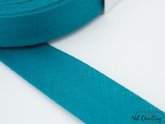 Baumwoll-Schrägband gefalzt 40/20 petrol 