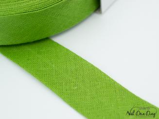 Baumwoll-Schrägband gefalzt 40/20 grün 
