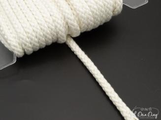 Bademantelkordel, 8 mm, cremeweiß Bademantelkordel 8mm 