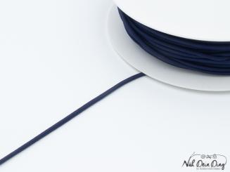 Gummikordel, 3 mm, marine 