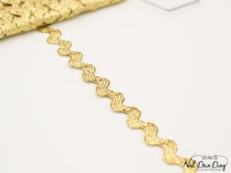 Zackenlitze 5mm gold 