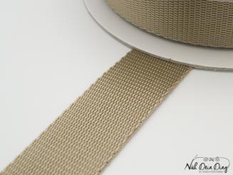 Gurtband, hellbraun, 30 mm 