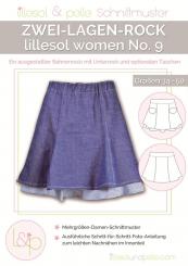 lillesol & pelle Zwei-Lagen-Rock No. 9, women 