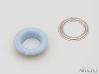 Ösen 8 mm hellblau 