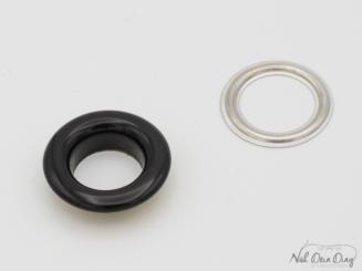 Ösen 8 mm schwarz 