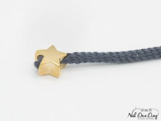 Kordelende Stern gold 