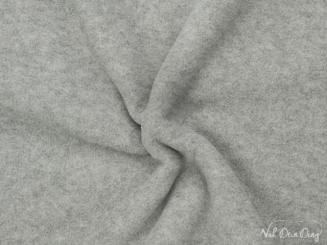 Fleece meliert hellgrau 
