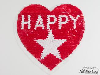 Wendepailetten Herz Happy 