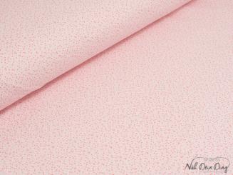 Flanell rosa mit Sprenkeln 