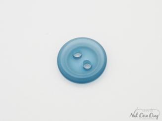 Knopf, 2 Loch, rund, 13 mm petrol 