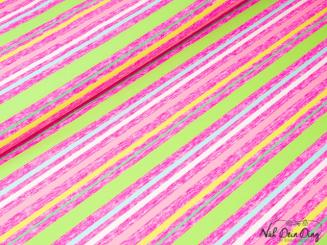 Badelycra pink mit Streifen 