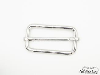 Gurtversteller 40 mm silber 