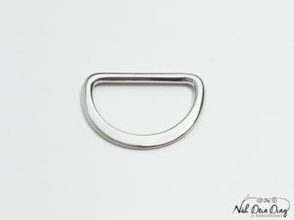 D-Ring, silber, 25 mm 
