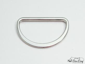 D-Ring, silber, 40 mm 