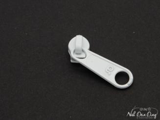 Schieber rund klein weiß 