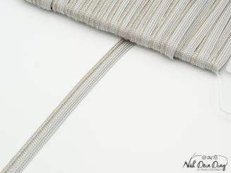 Paspelband 7 mm, silber 