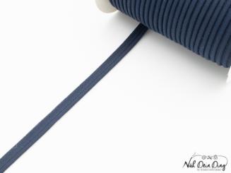 Paspelband, 8 mm, marine 