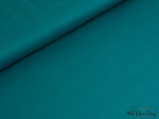 Baumwollstoff uni petrol 