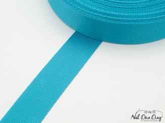 Gurtband, 25 mm, türkis 