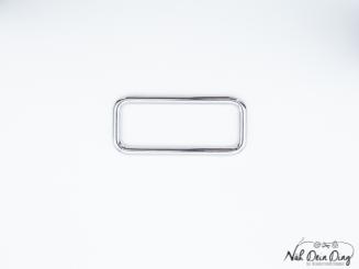 Vierkantring, silber, 40 mm 