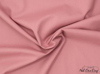 Baumwollstoff uni altrosa 
