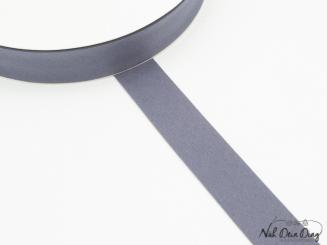 Stretch-Schrägband 40/20, grau 