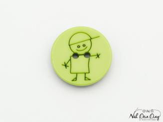 Knopf, 15 mm, 2Loch, Junge 