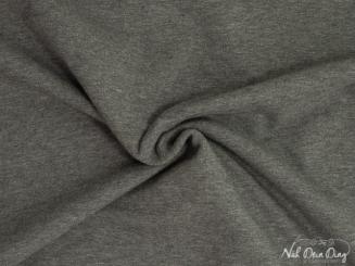 Wintersweat meliert angerauht grau 