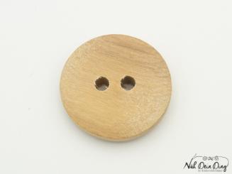Holzknopf, 2-Loch, 23 mm 