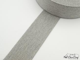 Gurtband, 40 mm, grau 