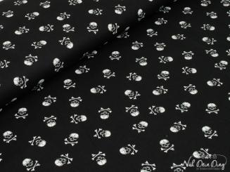 Baumwollstoff Totenköpfe 