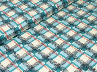 Baumwollstoff Karo 