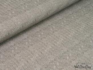 Jersey Fischgrät, grau 