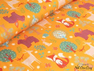 Sweat, Waldtiere, orange 