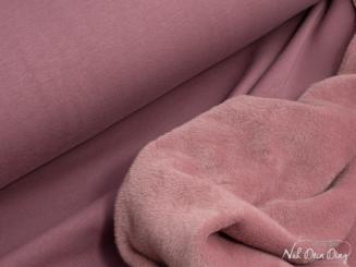 Alpenfleece uni, altrosa 