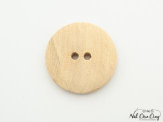 Holzknopf, 2-Loch, 28 mm 