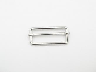 Gurtversteller, silber, 40 mm 