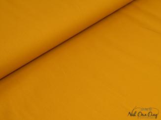 Baumwollstoff uni gelb 