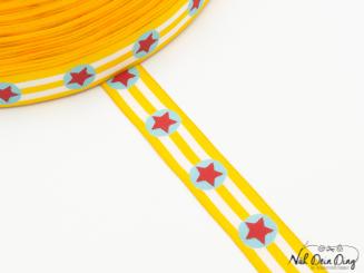 Webband Sterne, gelb 