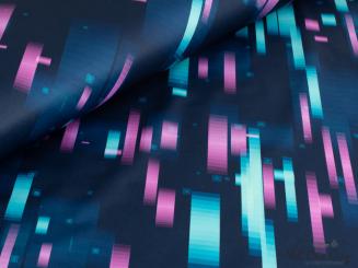 Sommershell, Streifen, blau 