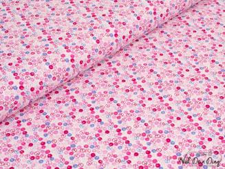 Baumwollstoff Peace, pink 