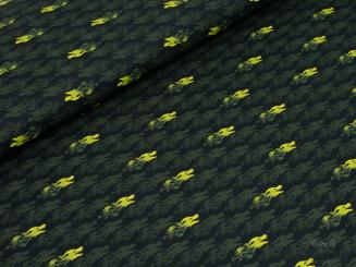 Baumwollstoff Drachenköpfe 