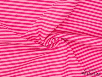 Bündchen dünn, geringelt, rosa/pink 