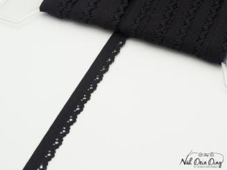 Wäschegummi, 10 mm, schwarz 