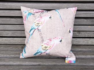 Kissenbezug 40x40 cm große Papagaien 