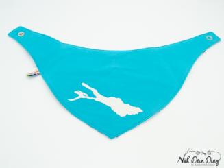 Sabberdichtes Halstuch Bodensee Vögel Wellen 