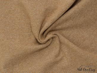 Bündchen fein geringelt braun/beige 